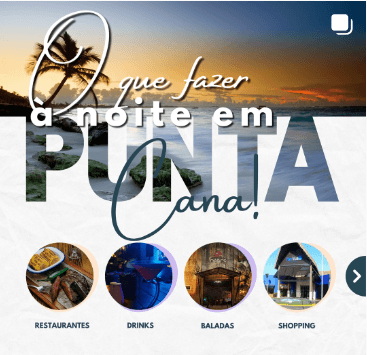 instagram Punta Cana em Português